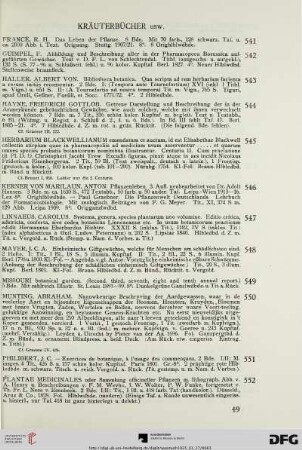 Kräuterbücher usw. (Nr. 541-560)
