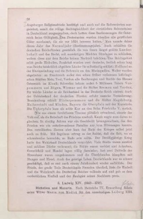 6. Ludwig XIV. (1643-1715)