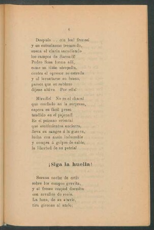 ¡Siga la huella!
