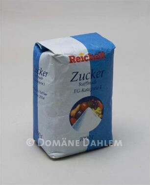 Zucker-Verpackung der "Reichelt" Eigenmarke