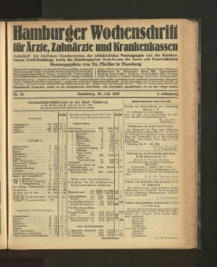 Nr. 31. 30. Juli 1922