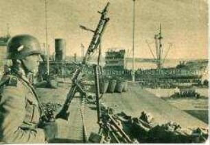 Luftabwehr im Hafen von Oslo