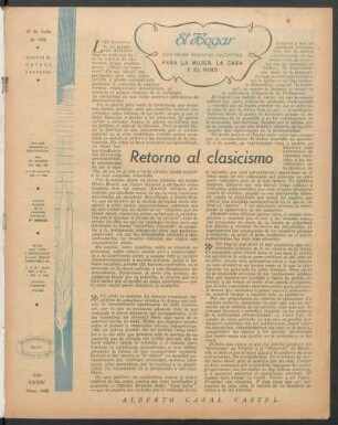Retorno al clasicismo