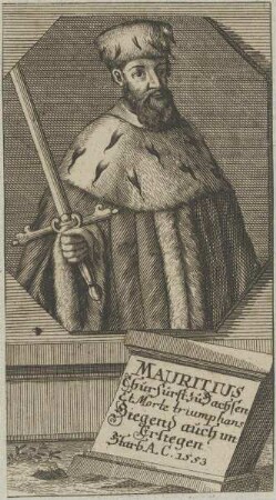Bildnis von Mauritius, Kurfürst von Sachsen