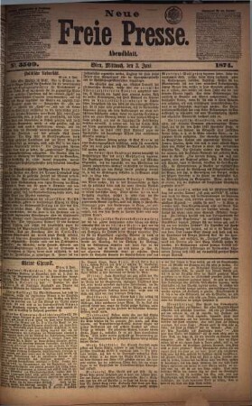 Neue freie Presse. Abendblatt, 1874,6
