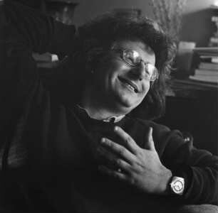 Peter Esterhazy (geb. 1950; ungarischer Schriftsteller und Essayist). Budapest, 1991