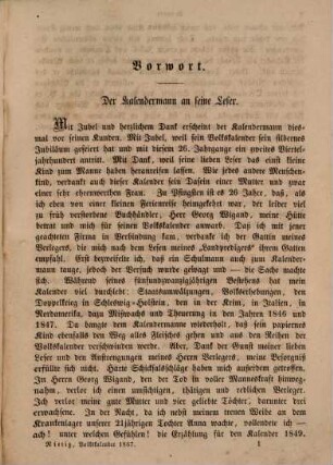 Deutscher Volkskalender. 1867