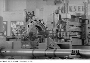 Werkzeugmaschine der VVB Werkzeugmaschinen und Werkzeuge Chemnitz (WMW), Technische Messe 1953