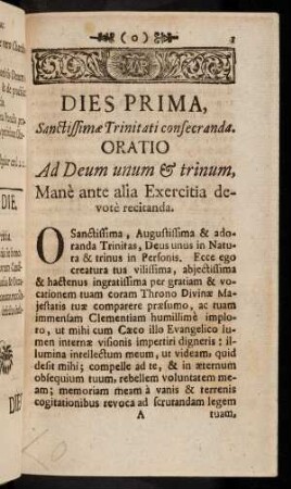 1-51, Dies Prima