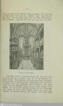Inneres der Kreuzkirche.