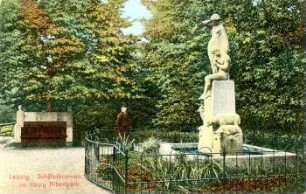 Leipzig: Schäferbrunnen im König Albertpark