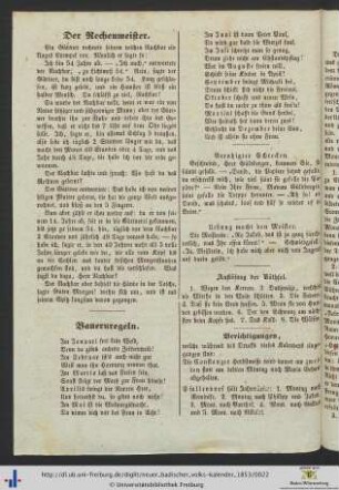 Der Rechenmeister.