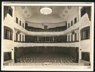 Theaterbau des Komödienhauses, Berlin: Ansicht Zuschauerraum