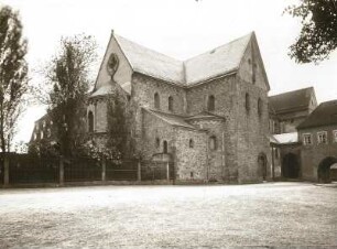 Wechselburg, Stiftskirche, Ansicht von Nordosten