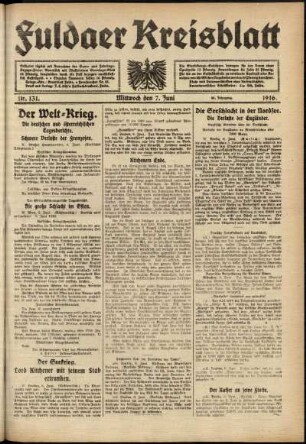 Ausgabe vom Mittwoch, den 07. Juni 1916.