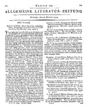 Fülleborn, G. G.: Kurze Theorie des lateinischen Styls. Als Leitfaden beym Unterrichte entworfen. Breslau: Gutsch 1793