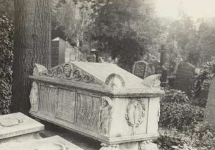 Grabmal V. Loeben auf dem Trinitatisfriedhof in Dresden-Johannstadt