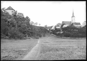 Dohna. Blick nach Dohna