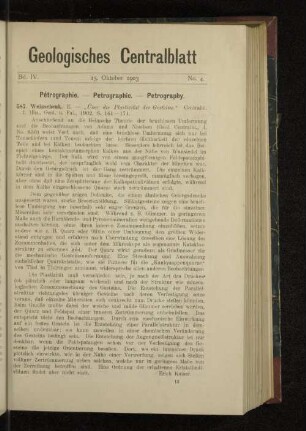 15. Oktober 1903 No. 4.