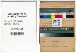 Entnazifizierung Carl Doering , geb. 11.04.1877 (Fabrikant)