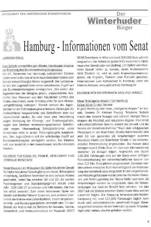 Hamburg - Informationen vom Senat