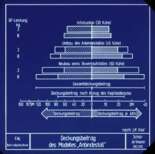Deckungsbeitrag des Modelles "Anbindestall" (nach LK Kiel)