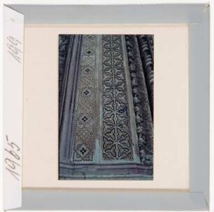 Orvieto: Kathedrale, Fassadenschmuck (Foto 1965)