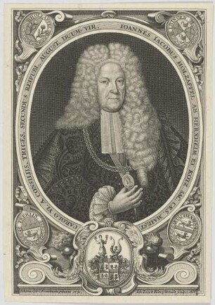 Bildnis des Ioannes Iacobus Holzapfel
