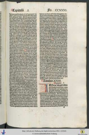 Titulus XXIII. De origine et confirmatione ordinis predicatorum et conversatione sanctorum patrum eiusdem ordinis.