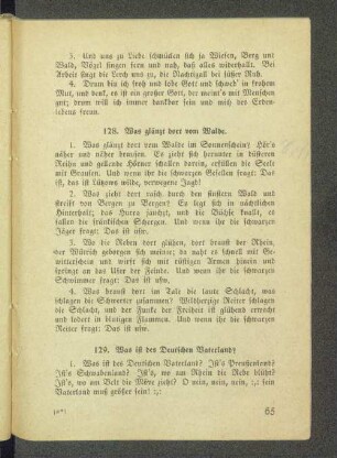 129. Was ist des Deutschen Vaterland?