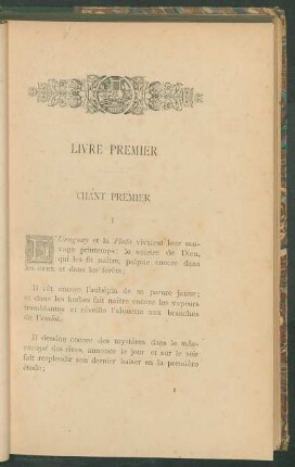 Chant premier