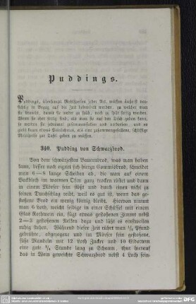 Puddings