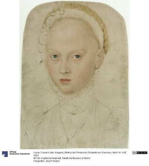 Bildnis der Prinzessin Elisabeth von Sachsen