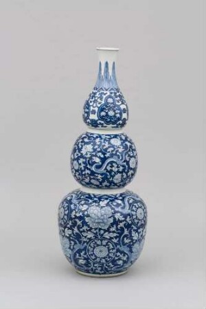 Dreifach gebauchte Kürbisvase (sanjie huluping 三节葫芦瓶)