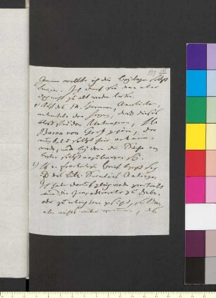 Brief von Voigt, Christian Gottlob an Goethe, Johann Wolfgang von