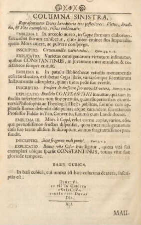 Columna sinistra.