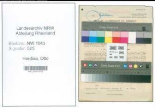 Entnazifizierung Otto Herdina , geb. 21.12.1888 (Lehrer)