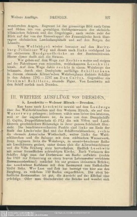 III. Weitere Ausflüge von Dresden