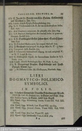 Libri Dogmatico-Polemico-Symbolici.