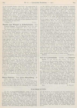 603-614 Nachrichten