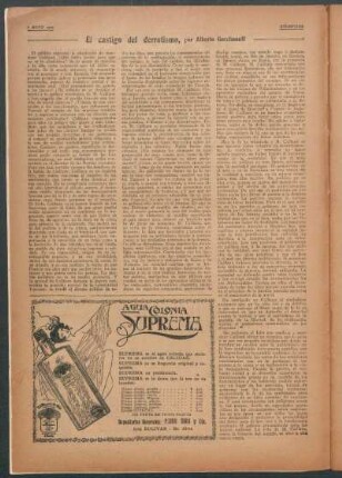 El castigo del derrotismo
