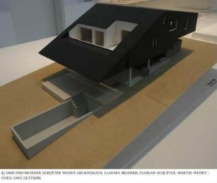 Wohnhaus Flohr - Modell des Gesamtgebäudes