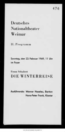 Die Winterreise