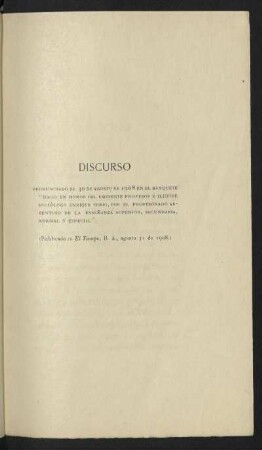 Discurso