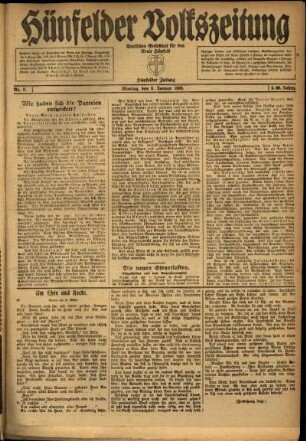 Ausgabe vom Montag, den 05. Januar 1920.