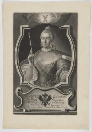 Bildnis der Catharina II Aexjowna, Zarin von Russland