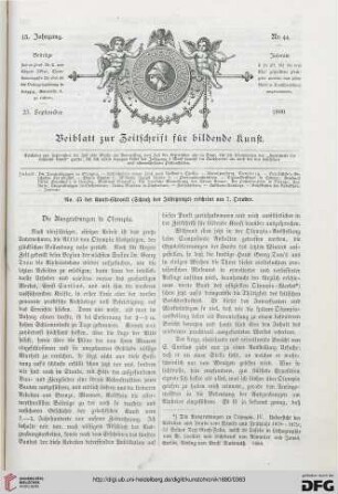 Die Ausgrabungen in Olympia
