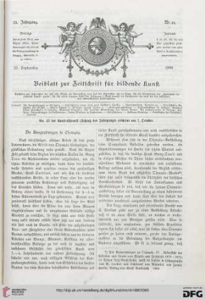 Die Ausgrabungen in Olympia
