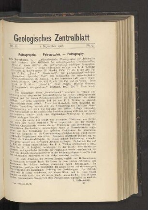 1. September 1908. No. 9.