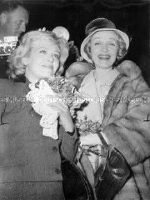 Marlene Dietrich und Hildegard Knef
